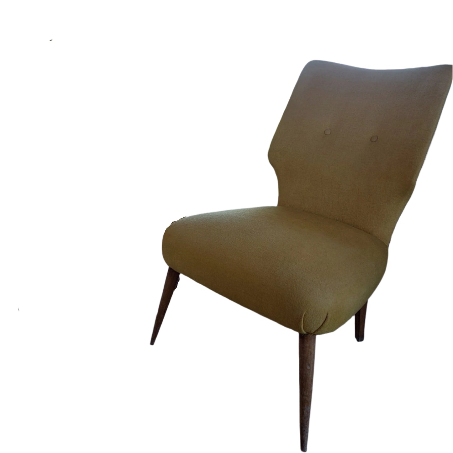 2 Yellow Slipper Chairs