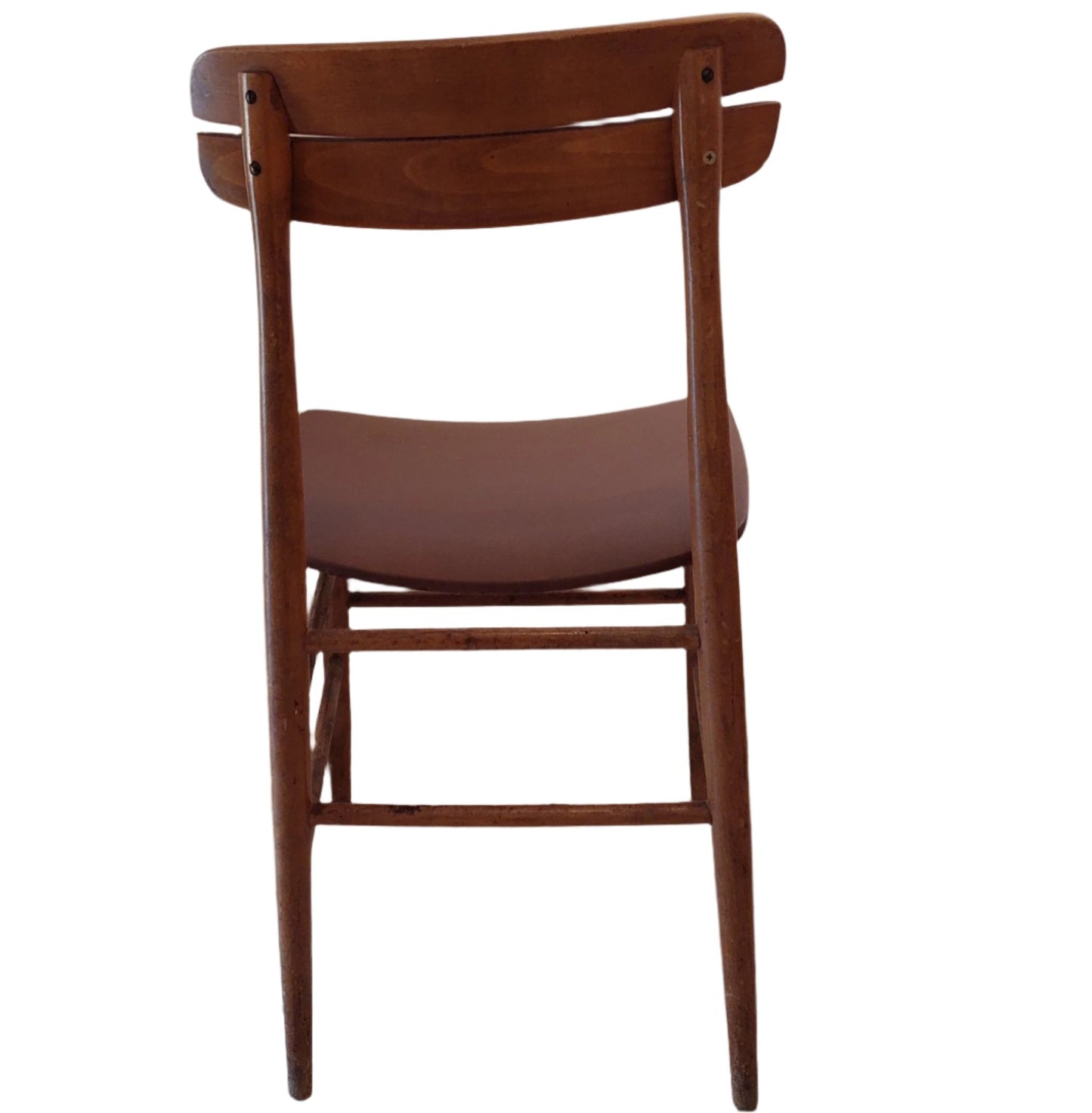 back view of danish chair