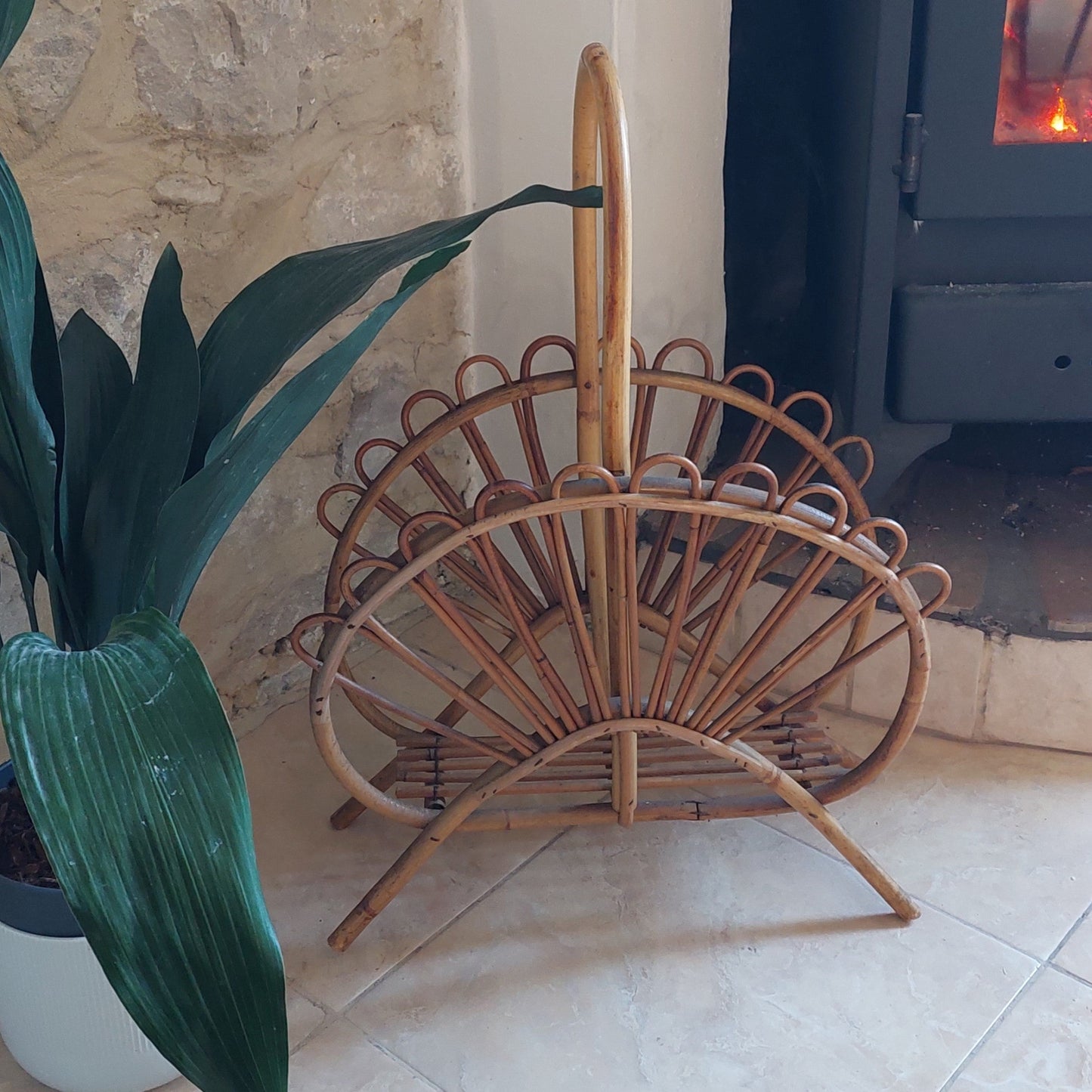 Magazine rack by Franco Albini