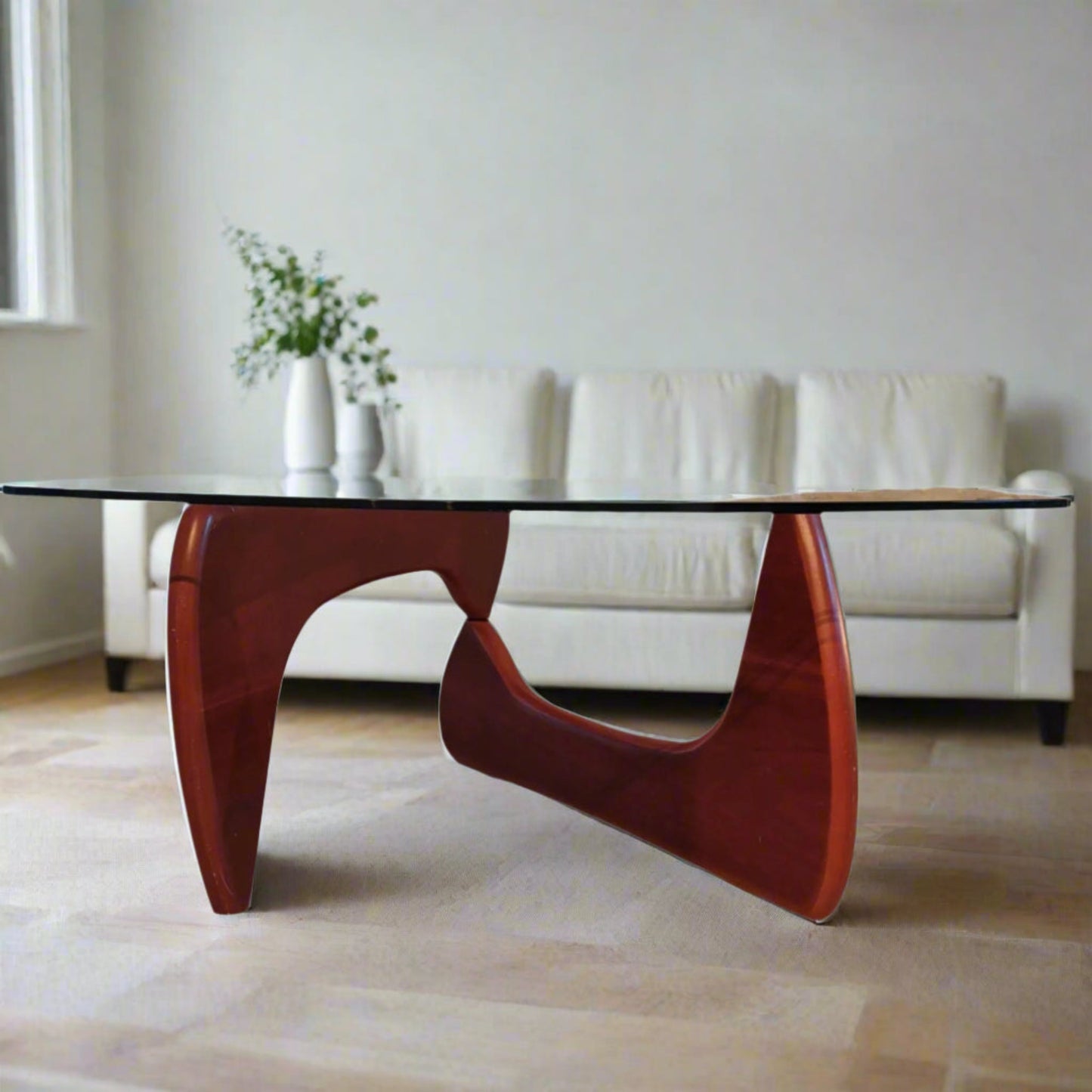side view of Noguchi coffee table