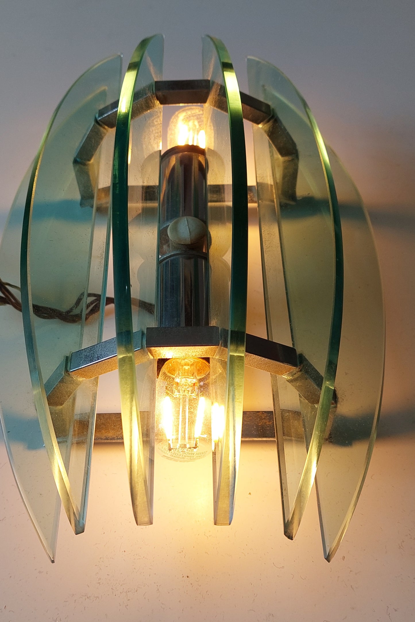 Pair of Mid Century Italian Wall Lights by Veca SOLD