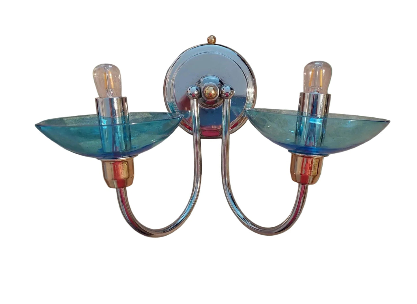 Pair of Fontana Arte Wall Lights 70's
