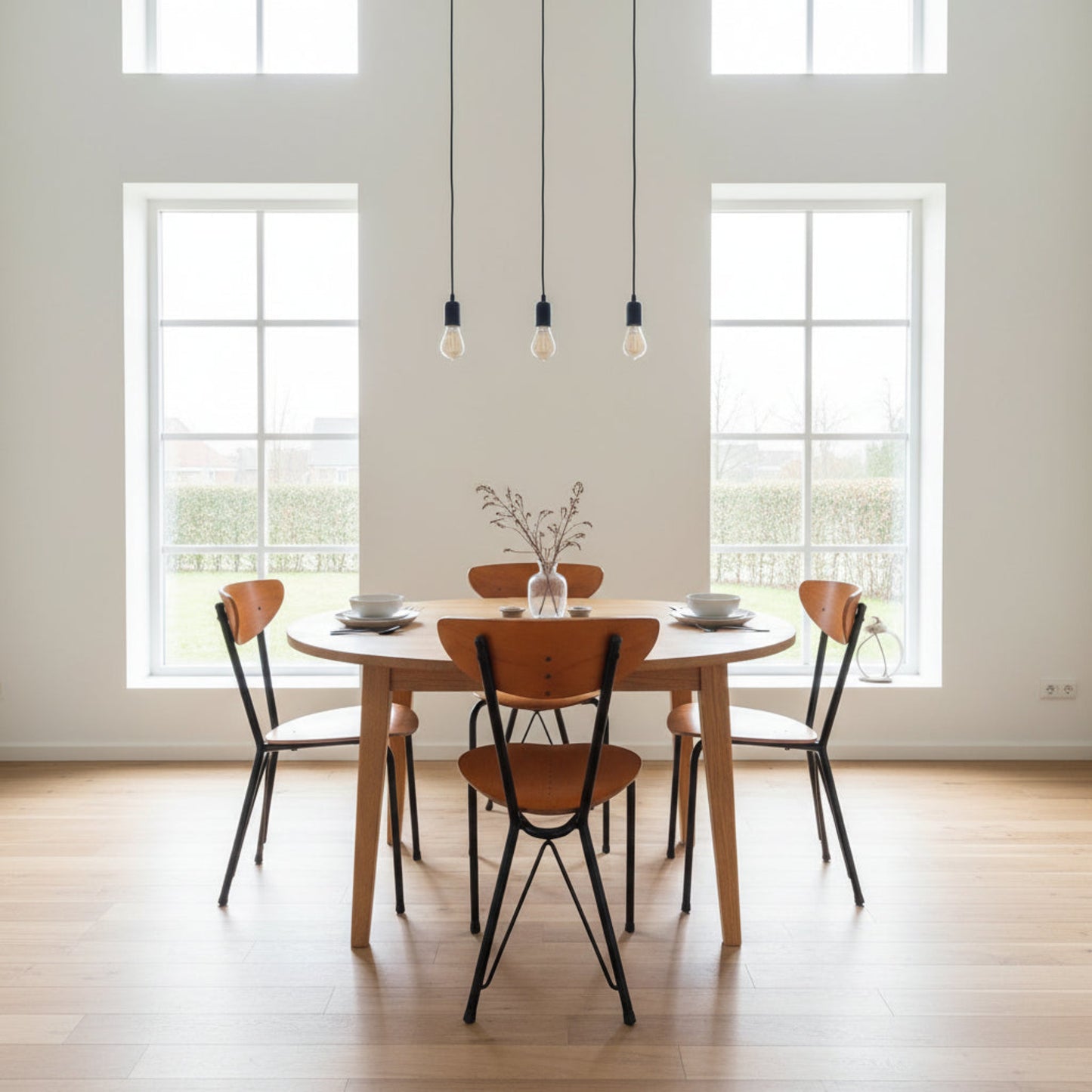 Set of 4 Mid Century Italian Dining Chairs