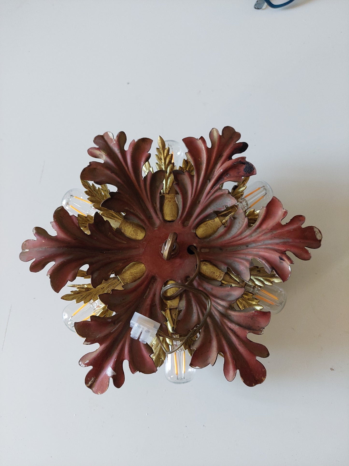 Banci Firenze  Hollywood Style Ceiling Light 1960's