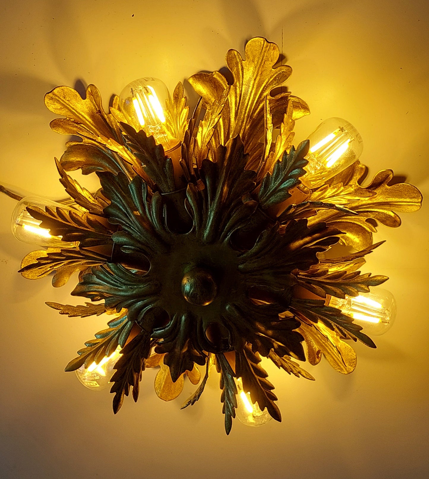 Banci Firenze  Hollywood Style Ceiling Light 1960's