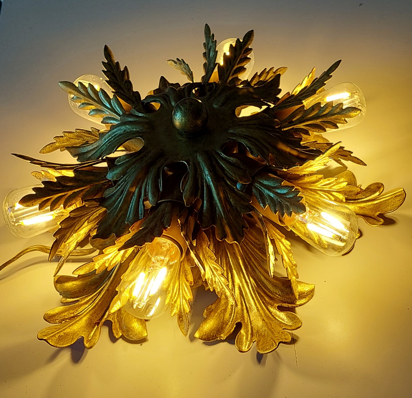 Banci Firenze  Hollywood Style Ceiling Light 1960's