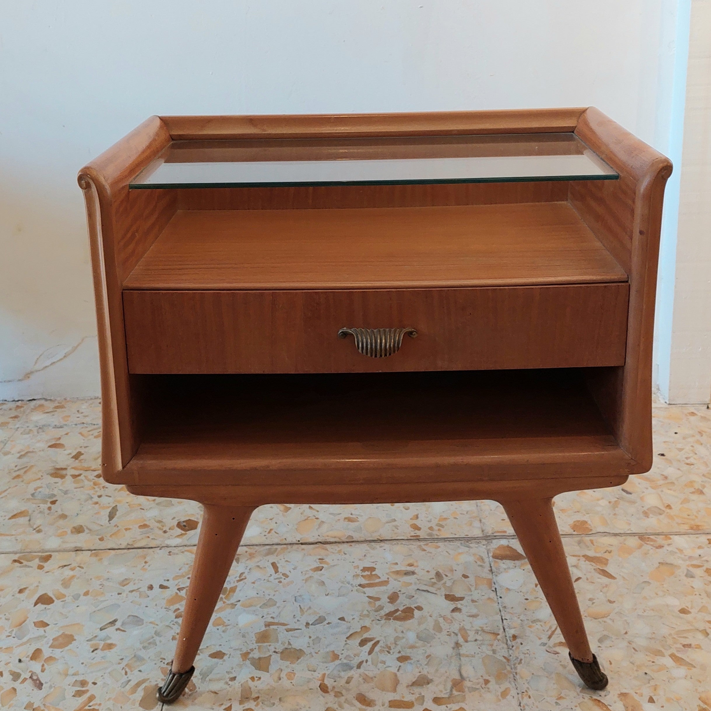 A Pair of Italian Bespoke Bedside Tables