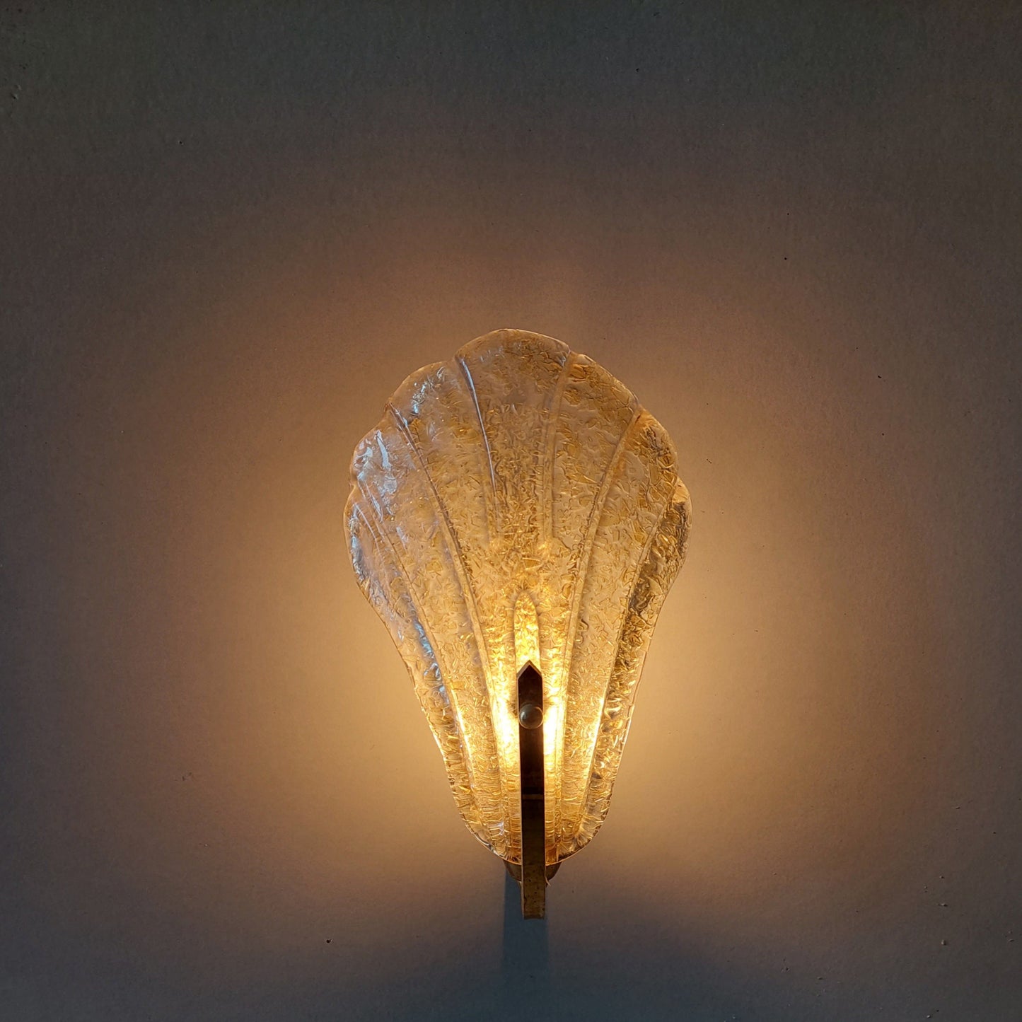 A pair of Wall lights by Barovier and Toso in Murano glass SOLD