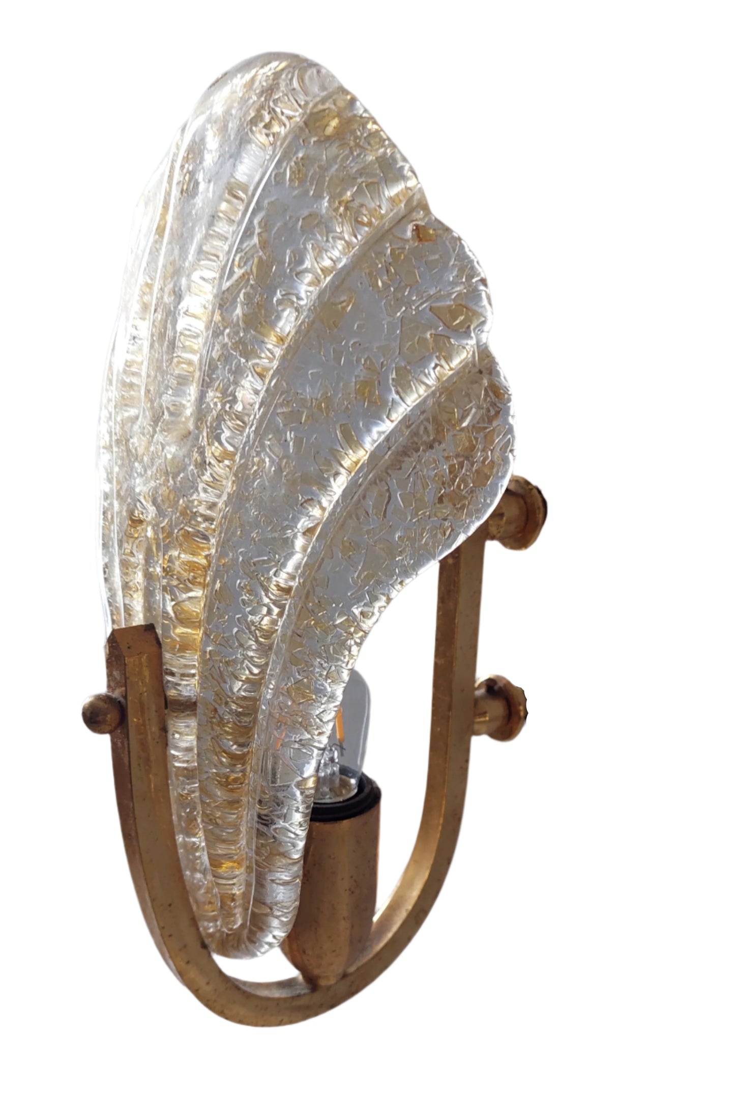 A pair of Wall lights by Barovier and Toso in Murano glass SOLD