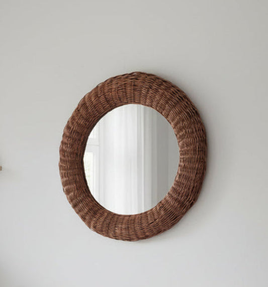 Cane Mid Century Ikea Mirror