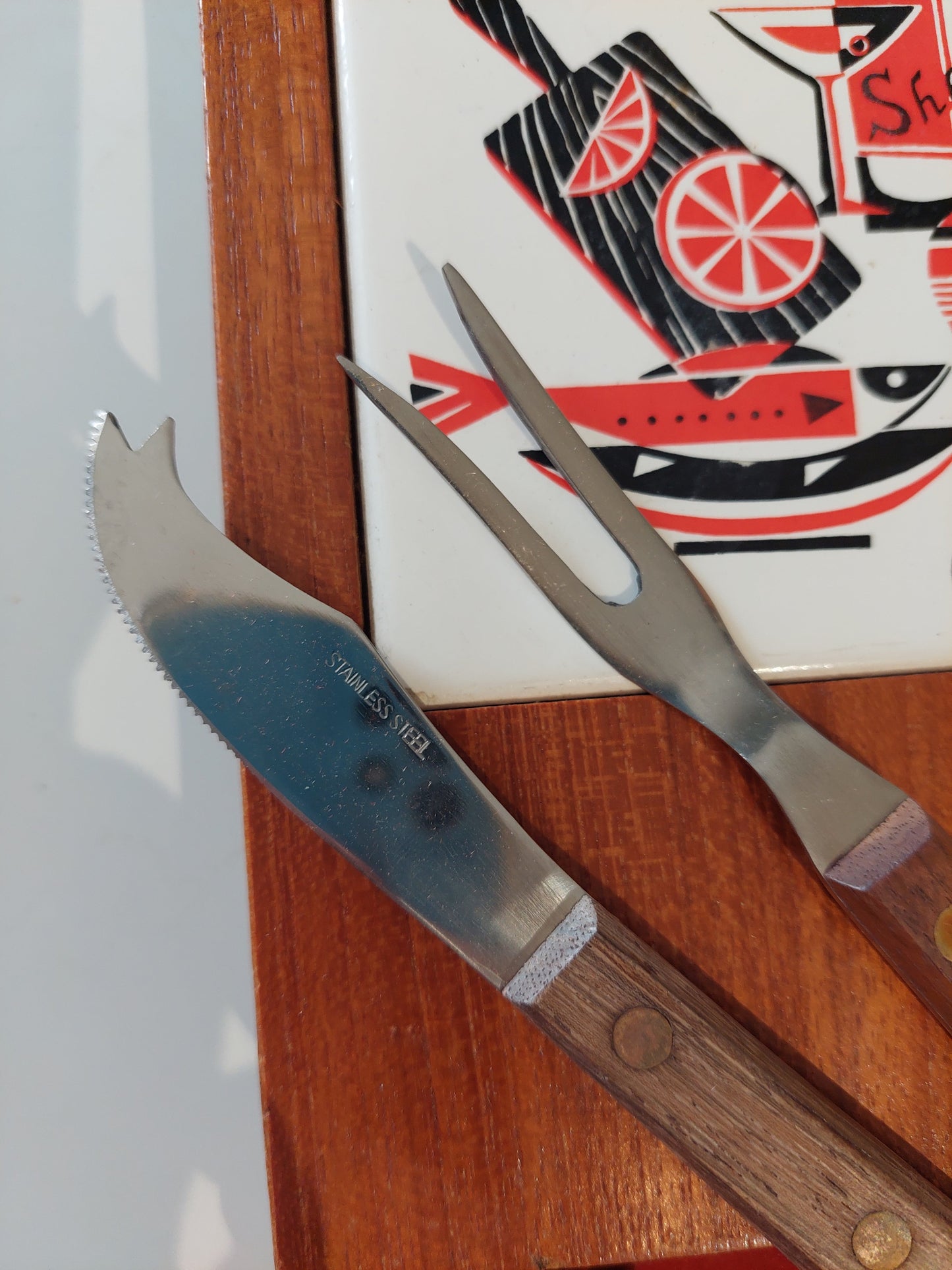 Retro Mid century Cheese board