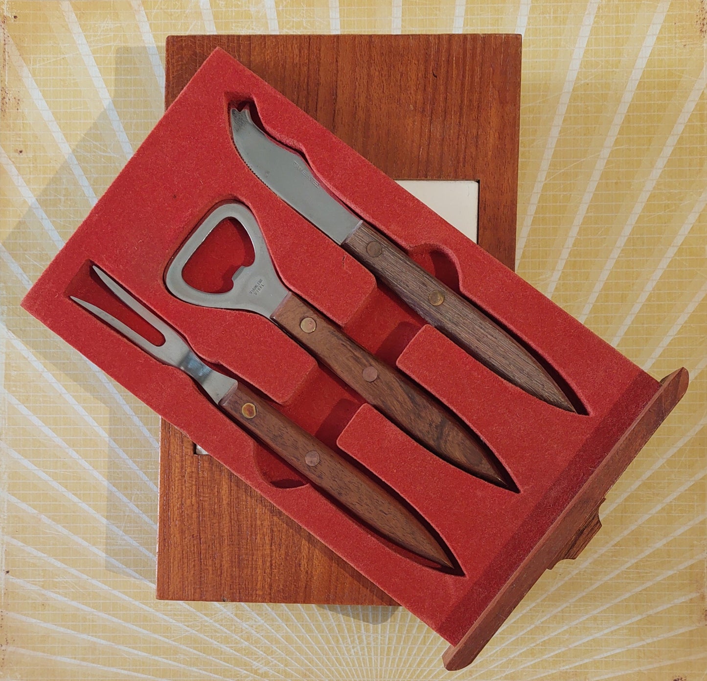 Retro Mid century Cheese board