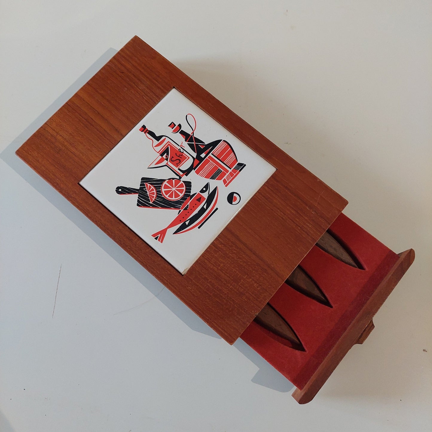 Retro Mid century Cheese board