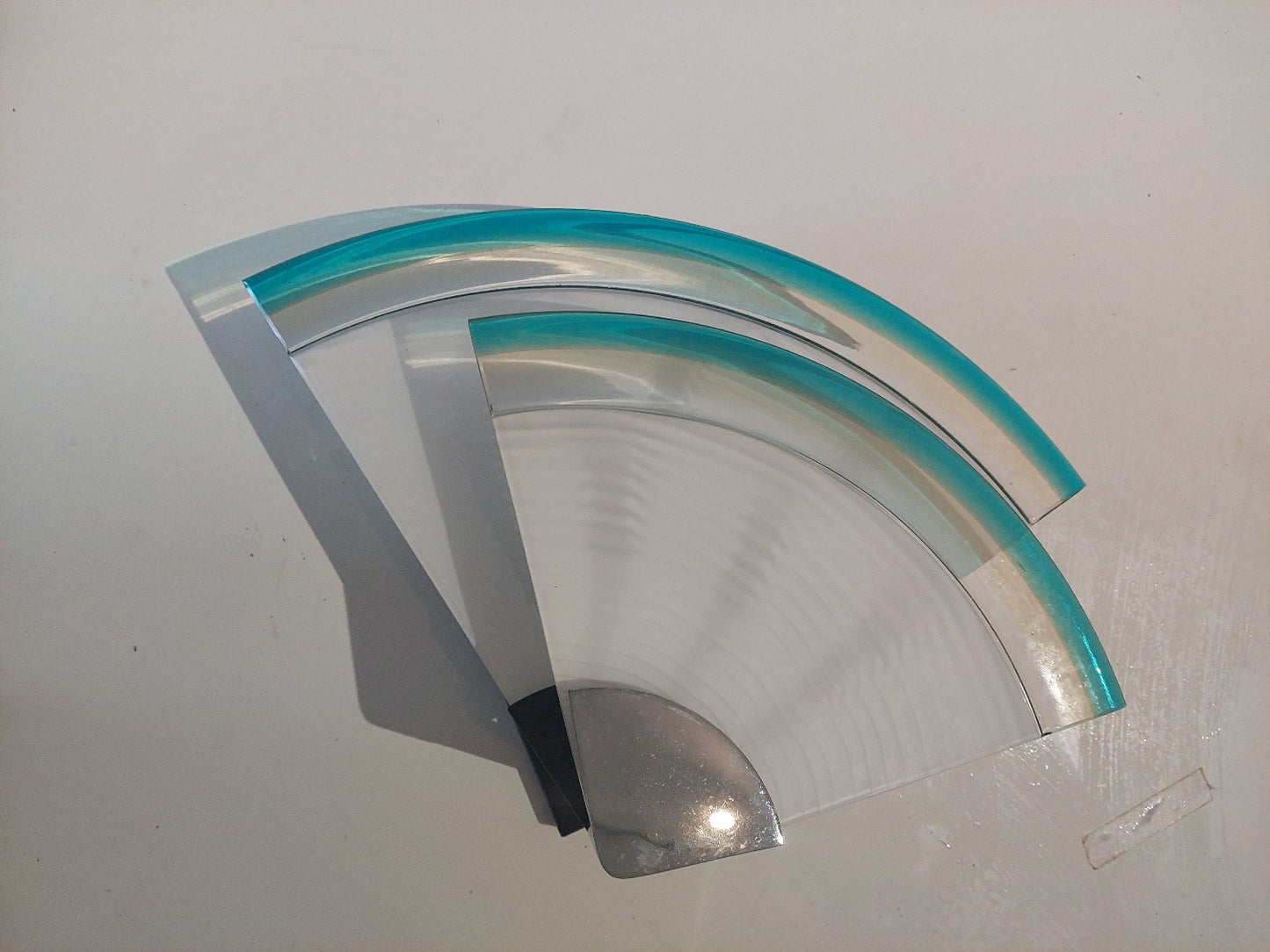 Milan Memphis  Italian Murano Wall Light by  Leucos 1970