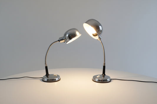 Pair of Space age  Italian  Desk Lamps