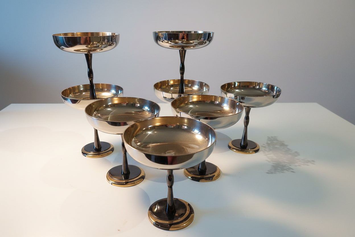 Gottinghen Italian gold plated chalices from the 1970's