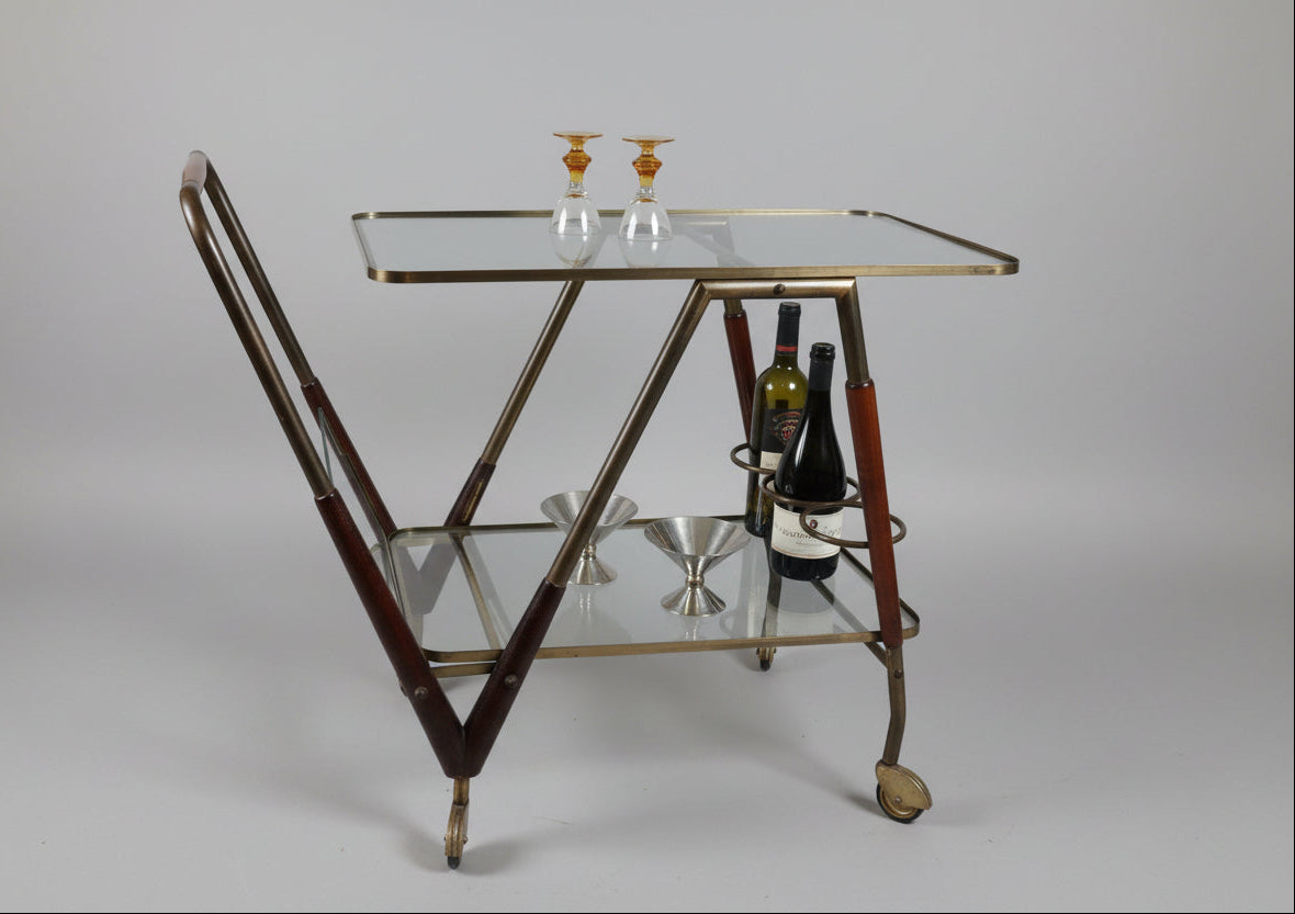1950's Drinks Cart Designed by Cesare Lacca for Cassina