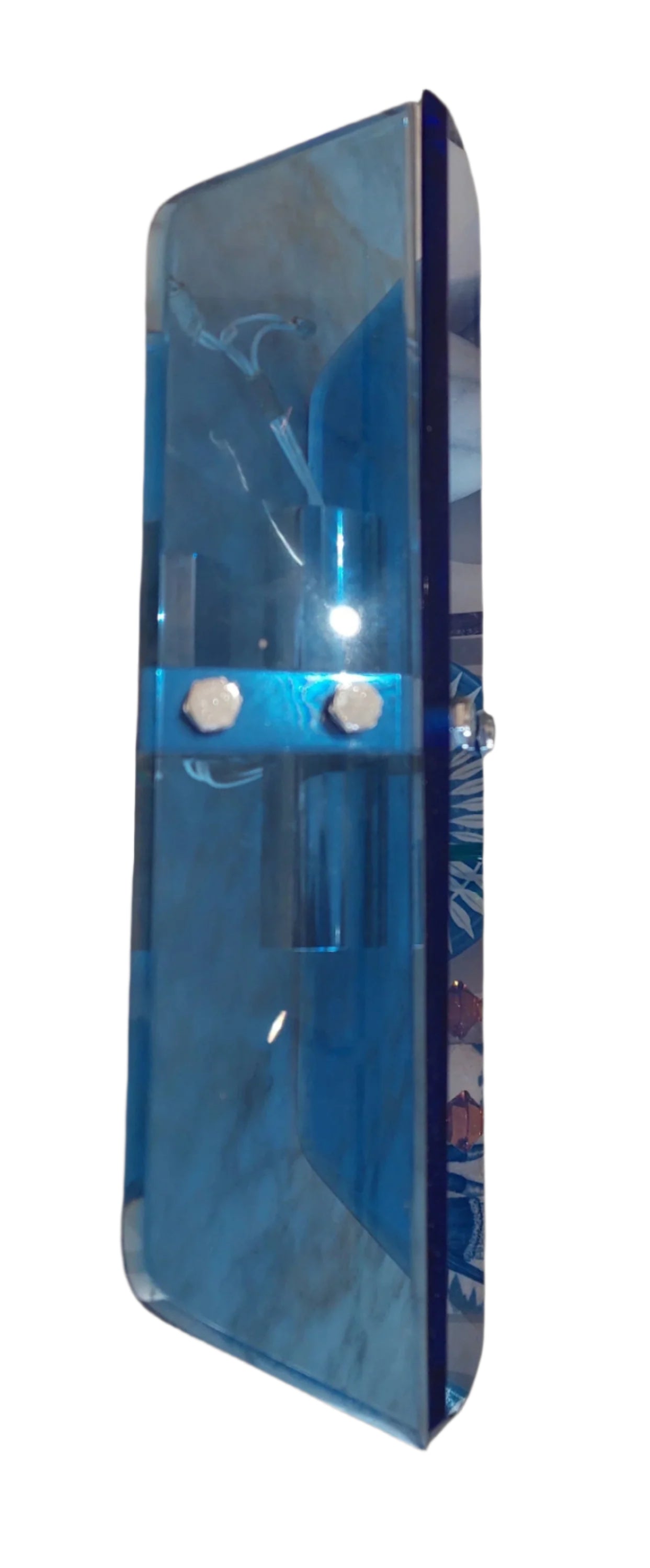 Wall Lights  blu vetro di Murano di Veca anni 70 SOLD