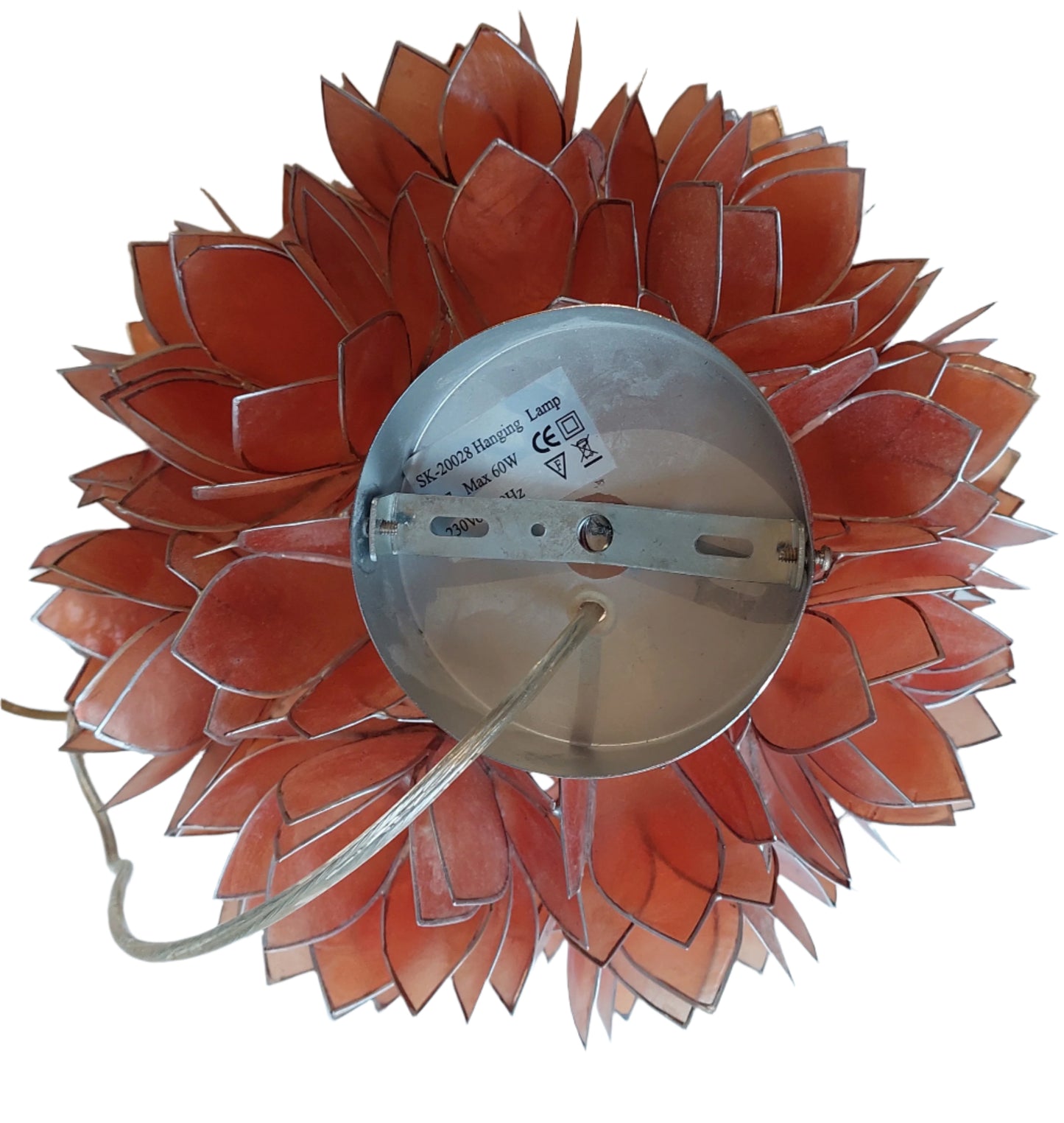 Mid Century German Coral Cadiz  Ceiling Lamp  by RauschSOLD