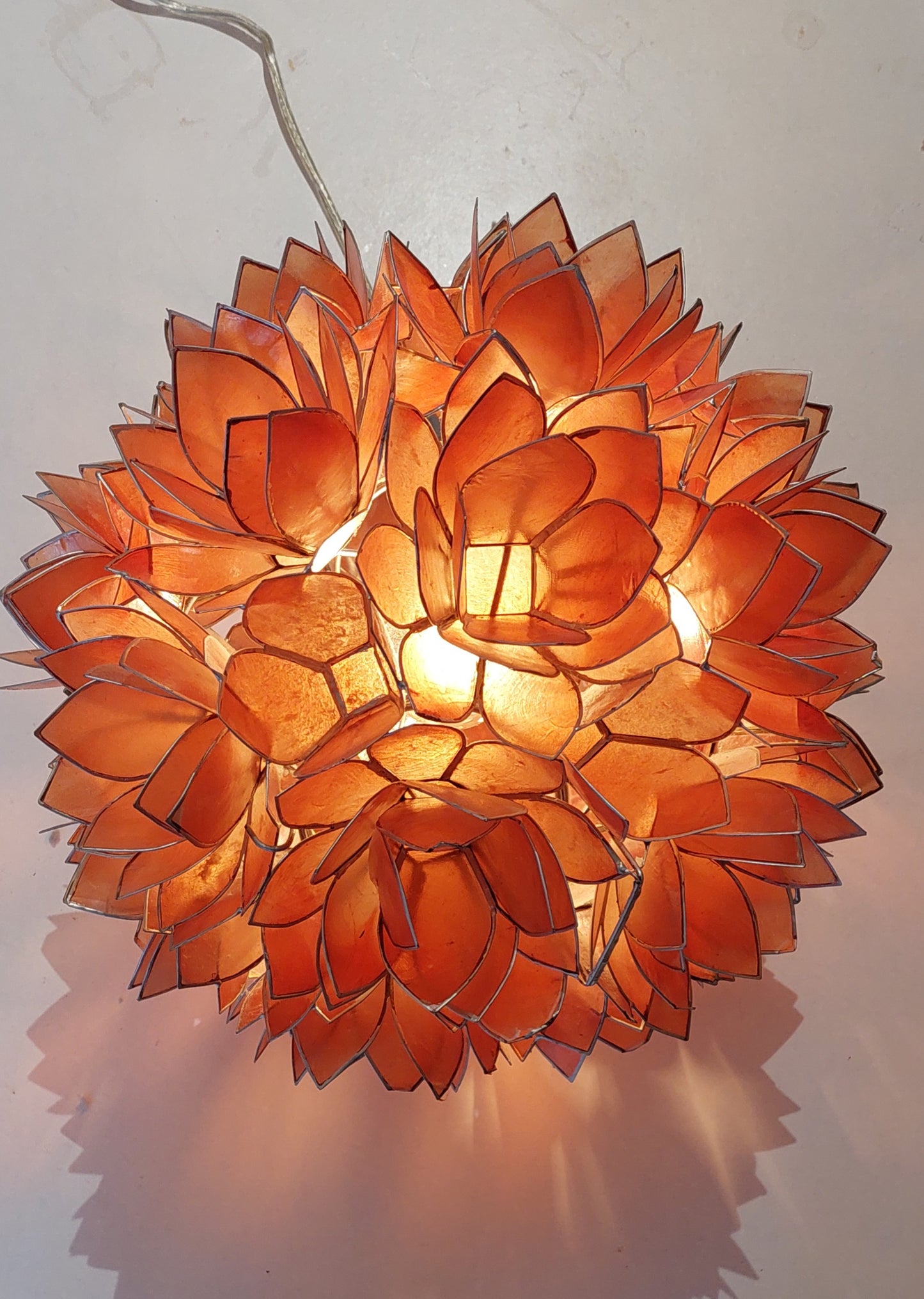 Mid Century German Coral Cadiz  Ceiling Lamp  by RauschSOLD