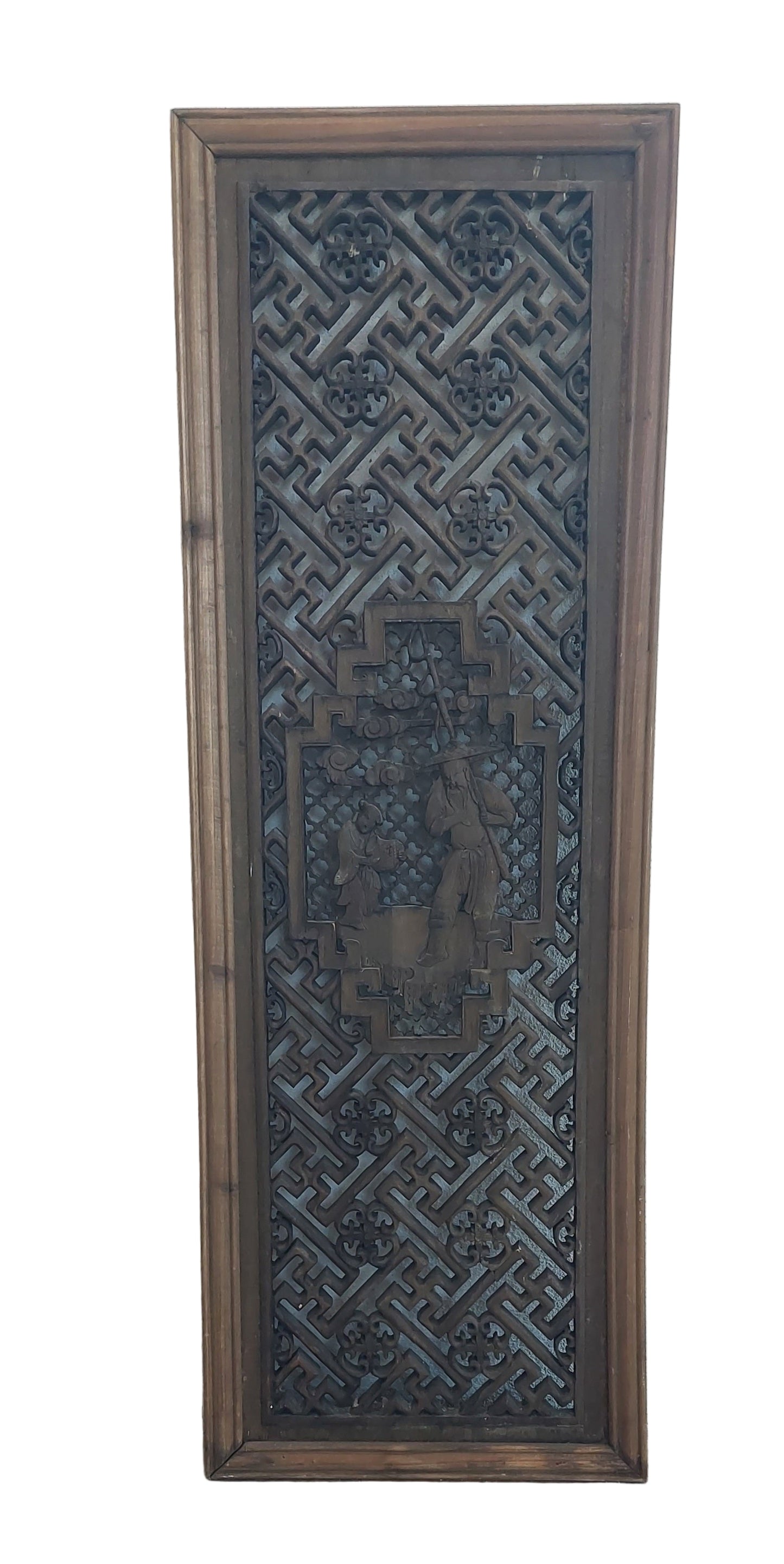 A Pair of Qing Dynasty Chinese Window Panels