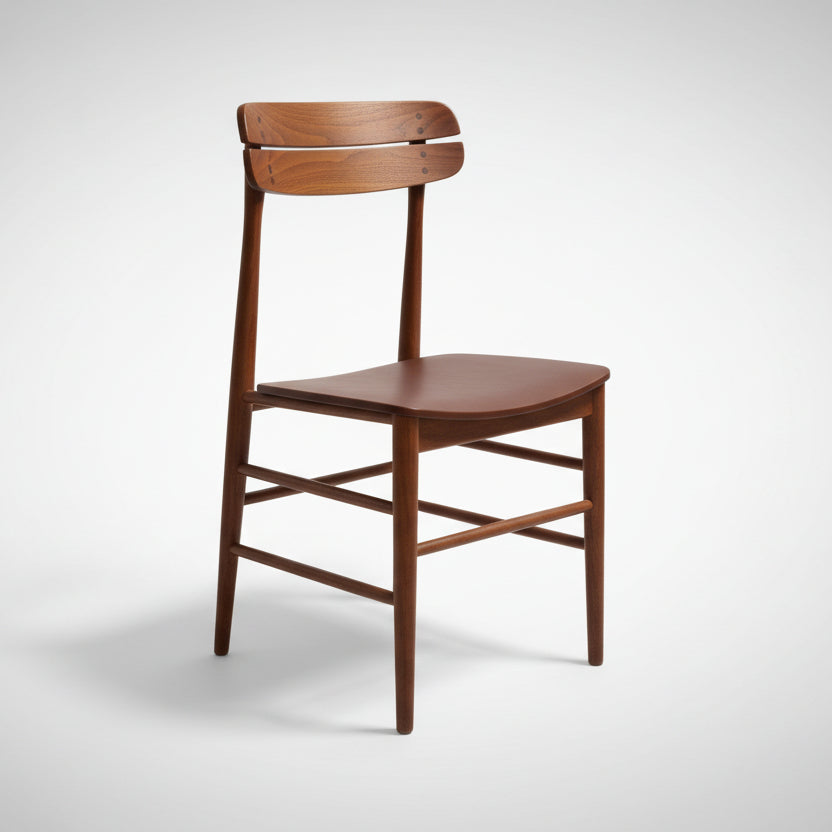 2 Scandinavian style Mid century Dining Chairs