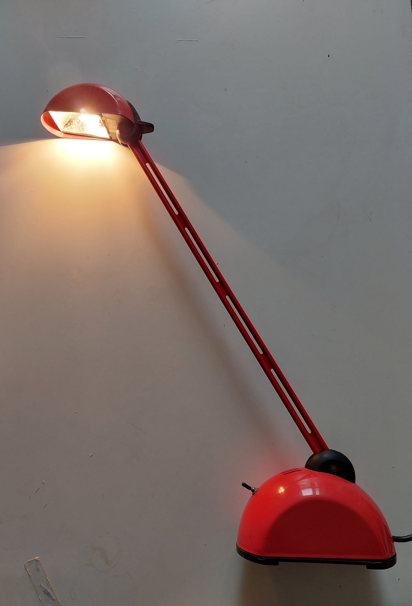 Italian Postmodern Red Desk Lamp