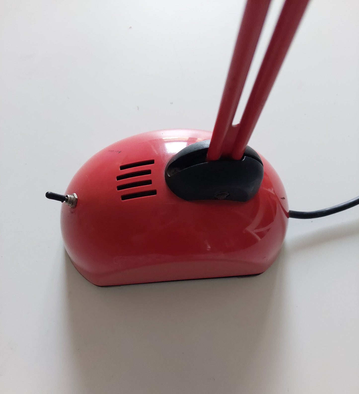Italian Postmodern Red Desk Lamp