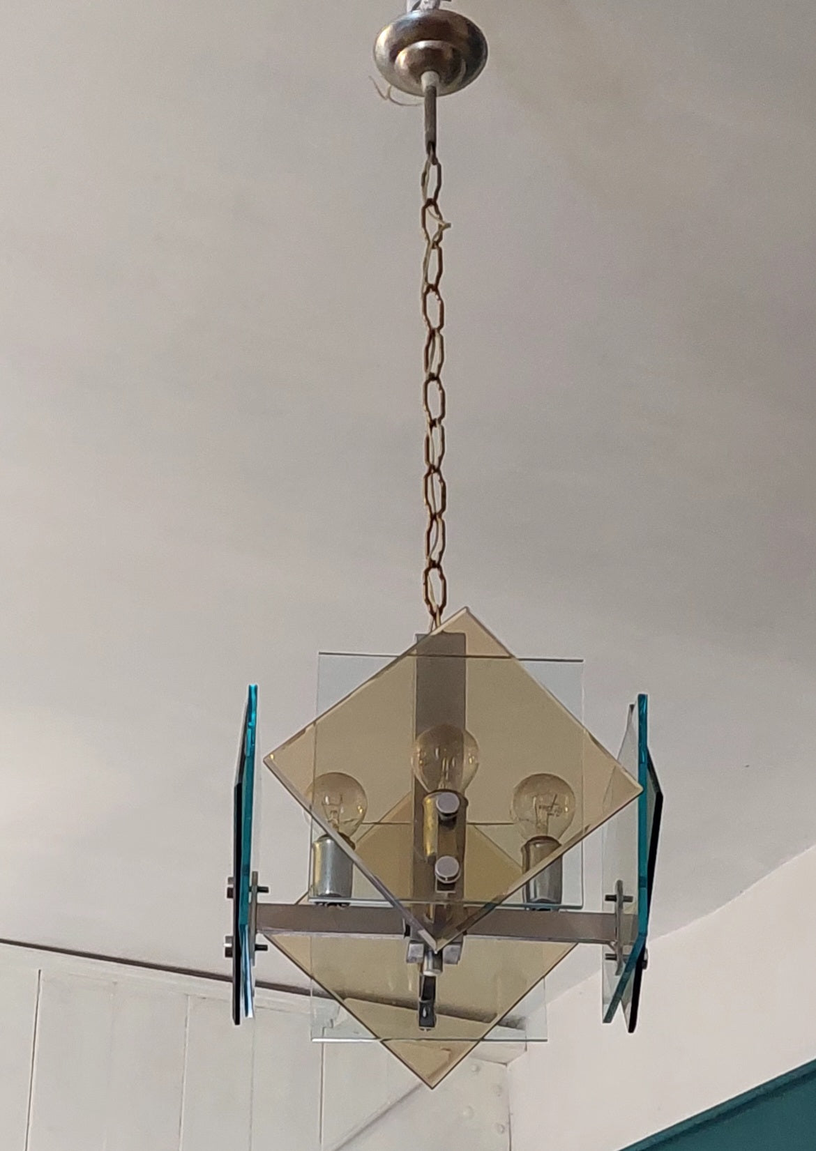 Mid Century Pendant Light by Fontana Arte