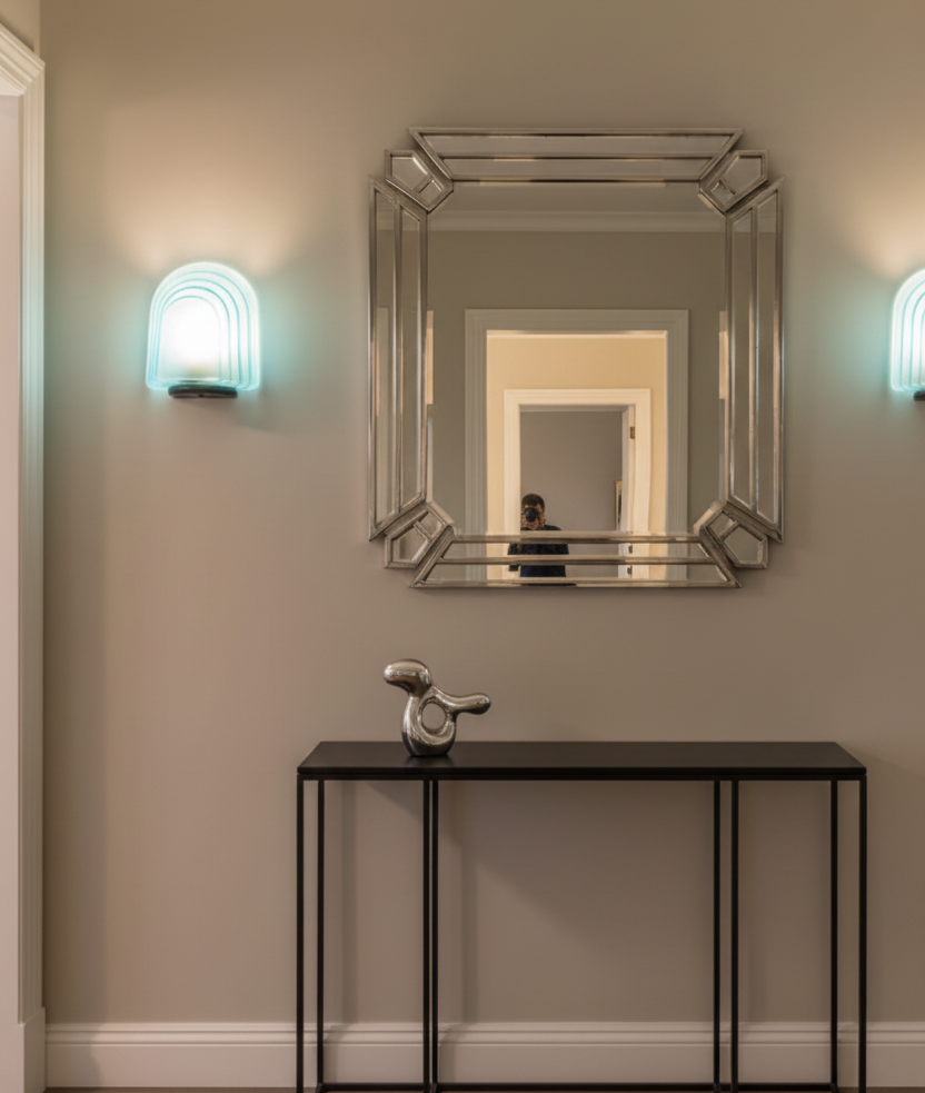 Mazzega Murano Italian Wall Lights 70's