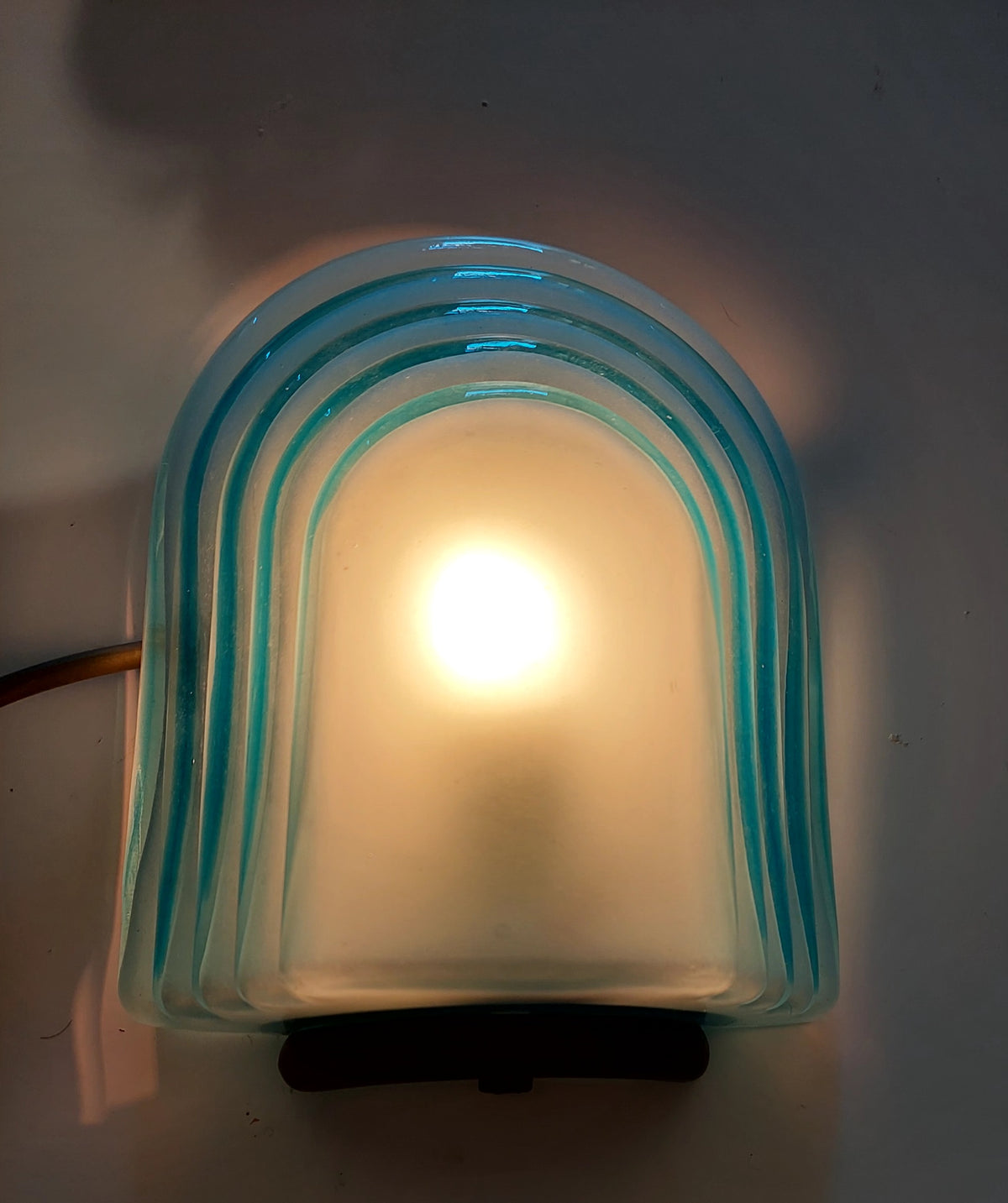 Mazzega Murano Italian Wall Lights 70's SOLD
