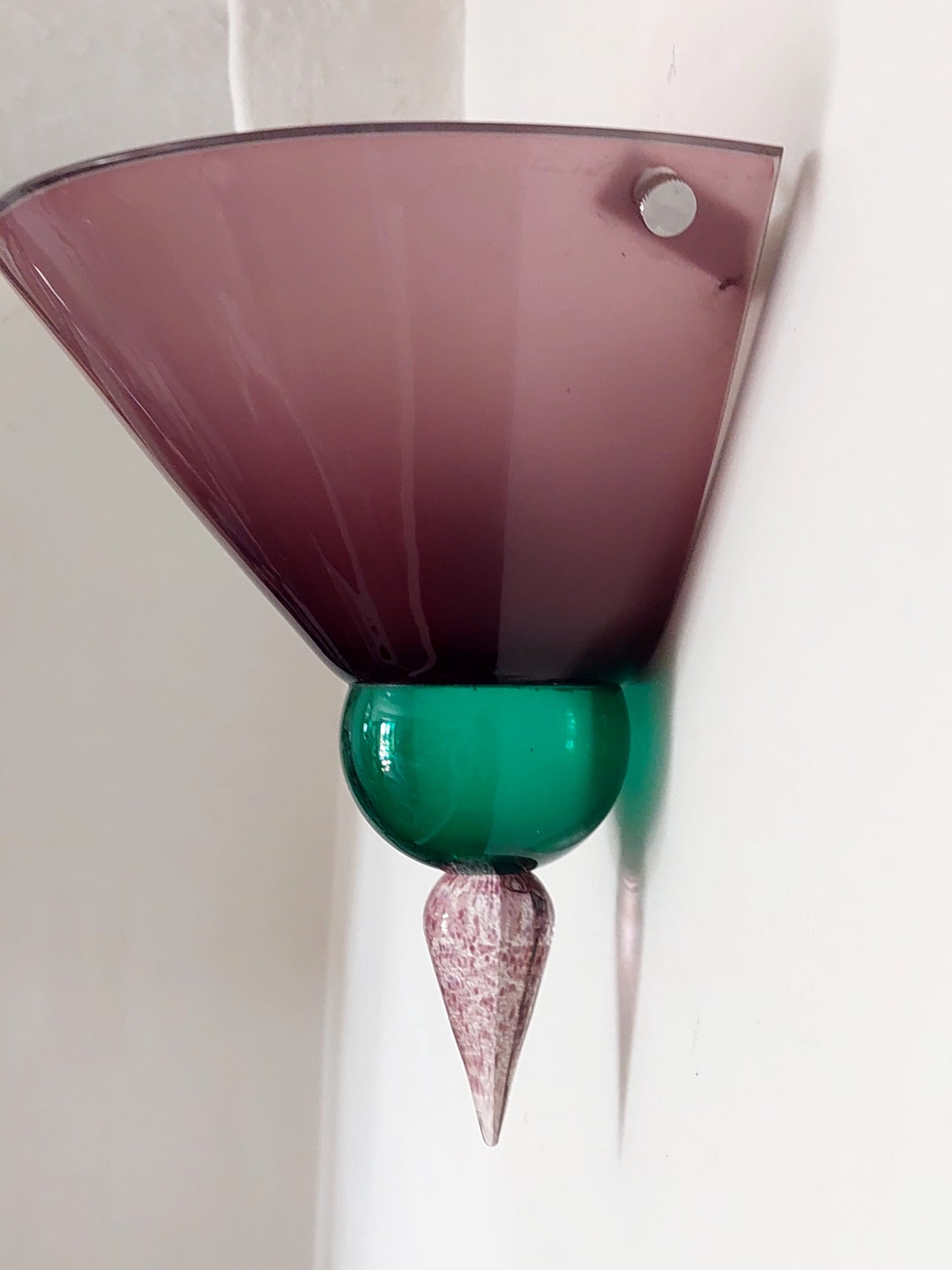 Cedenese  Murano  1970's Wall Light