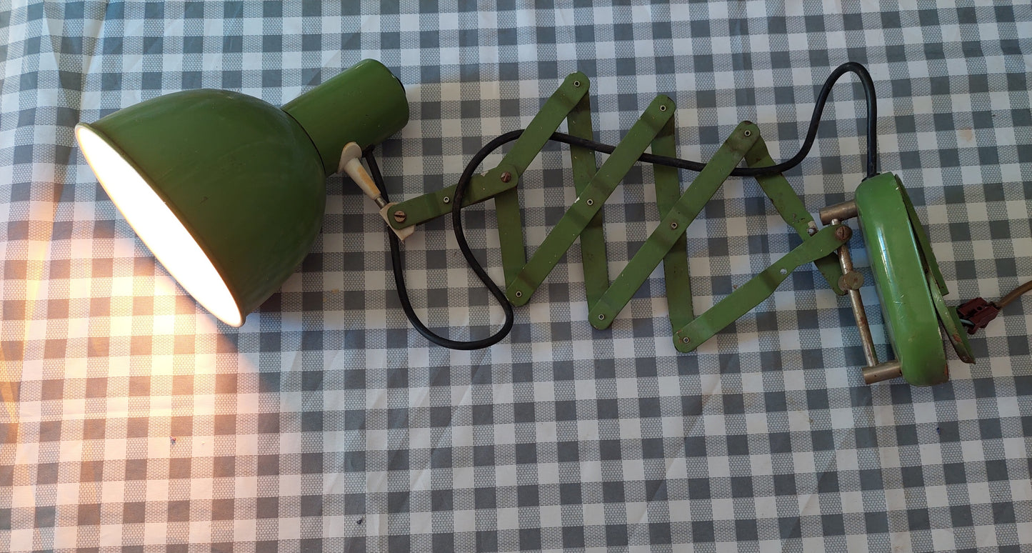 1940's Industrial Scissor Wall Light