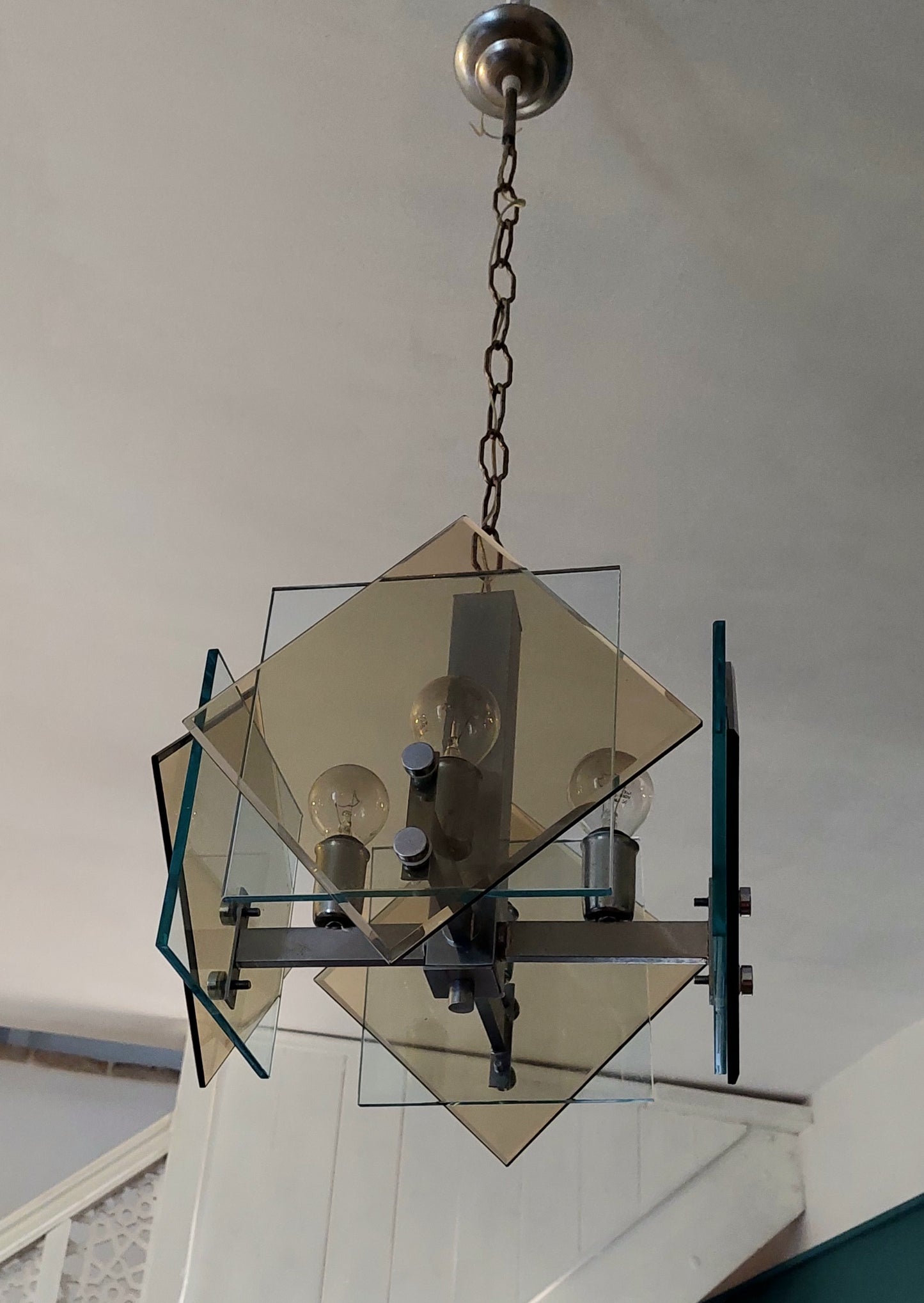 Mid Century Pendant Light by Fontana Arte