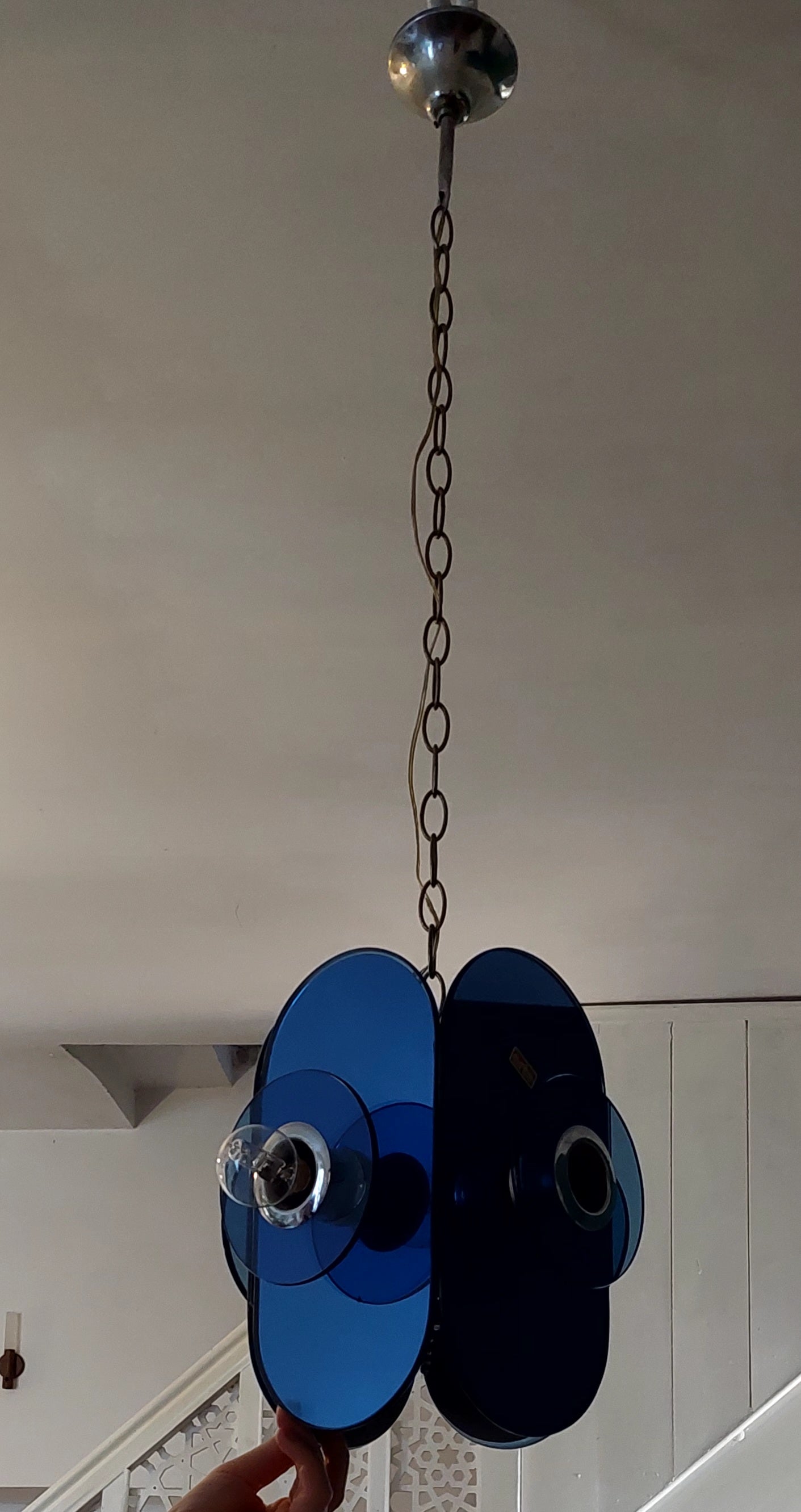 Arte Linea Blue Pendant Lamp