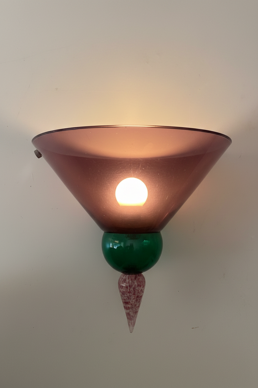 Cedenese  Murano  1970's Wall Light