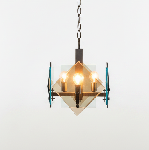 Mid Century Pendant Light by Fontana Arte