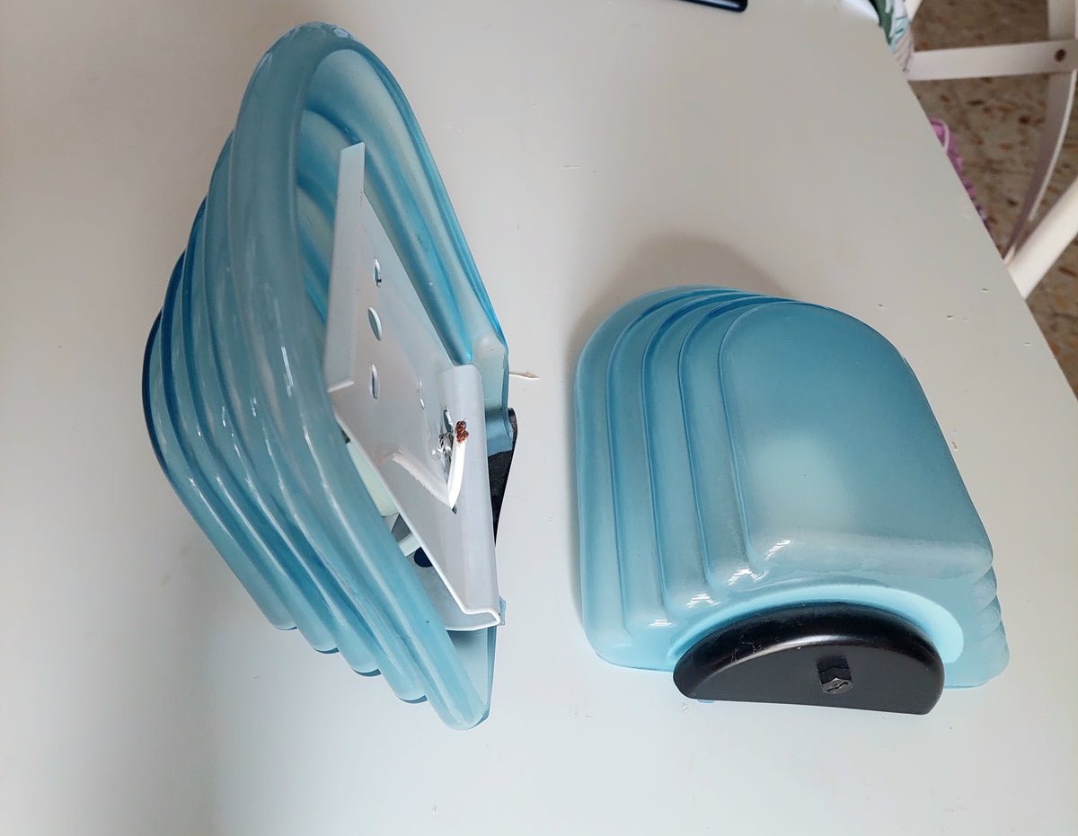 Mazzega Murano Italian Wall Lights 70's