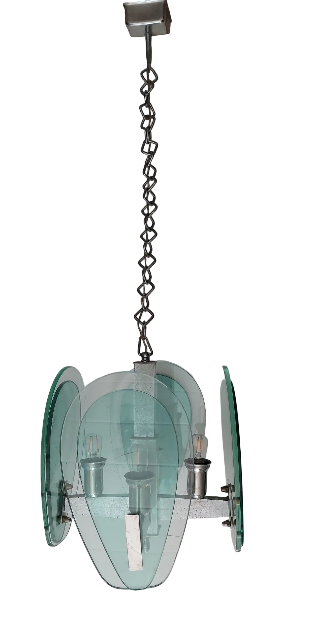 Fontana Arte  1970's  Ceiling Lamp