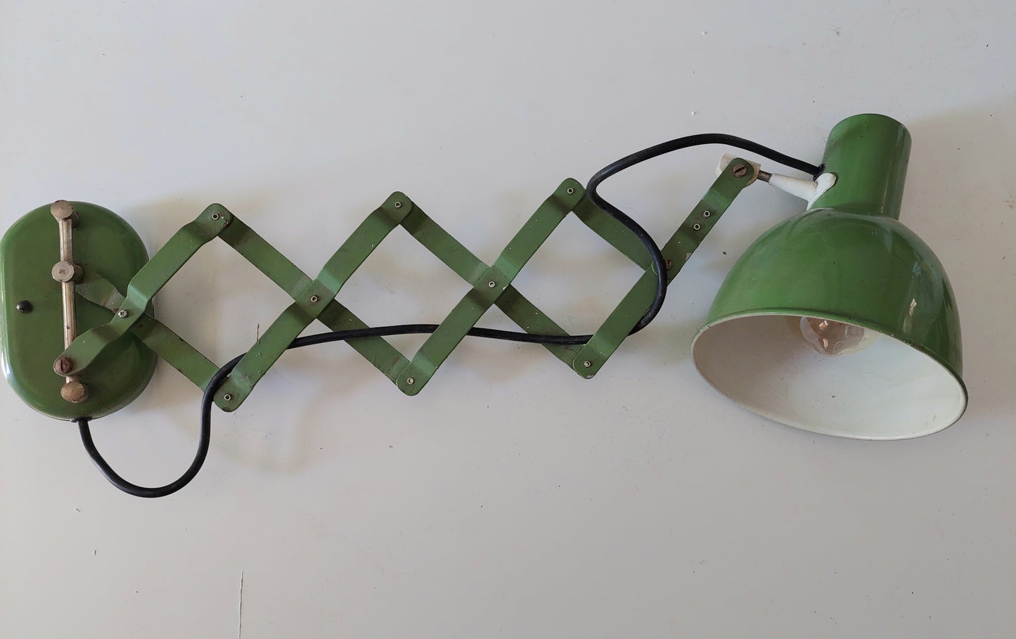 1940's Industrial Scissor Wall Light