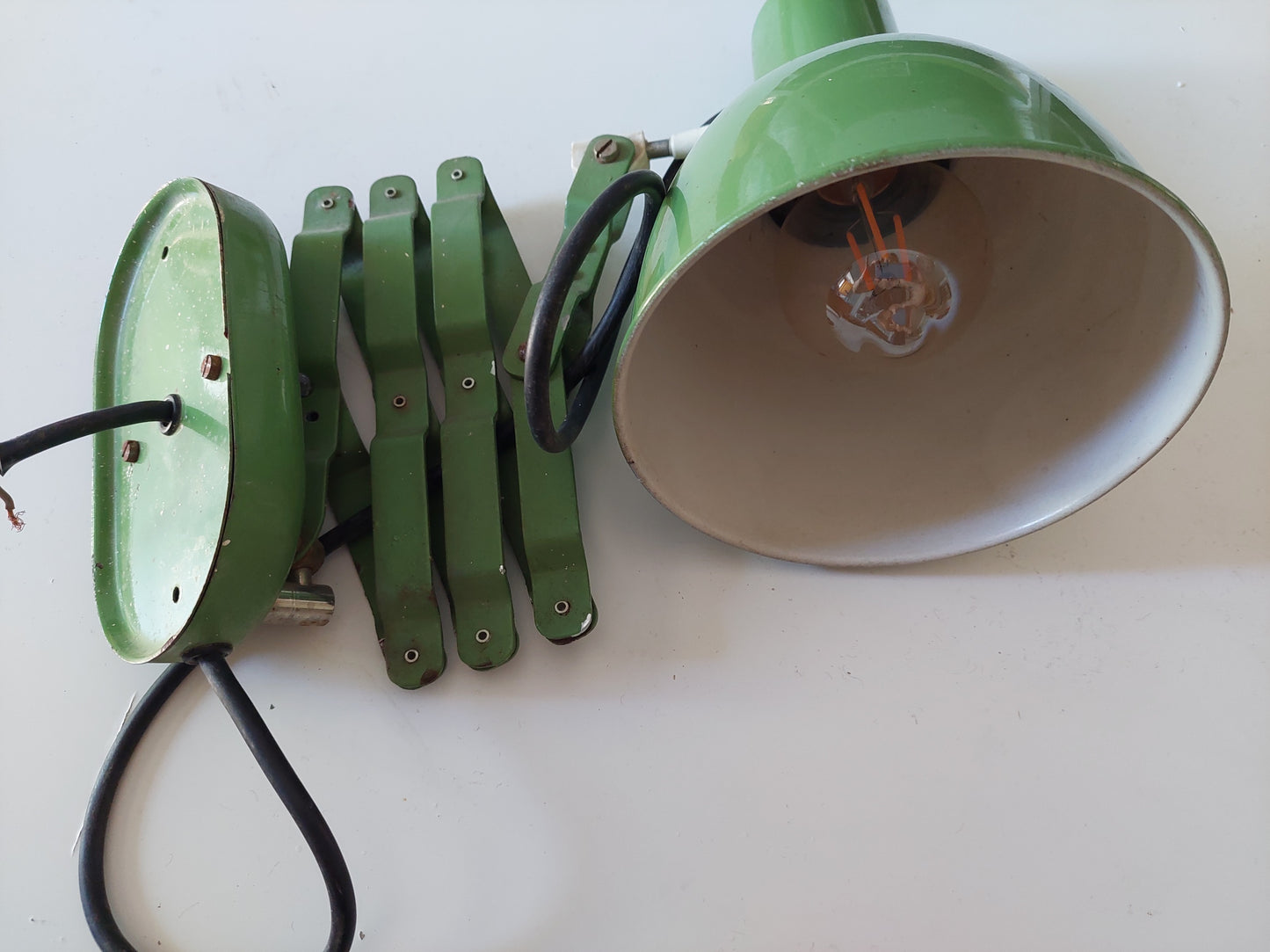 1940's Industrial Scissor Wall Light