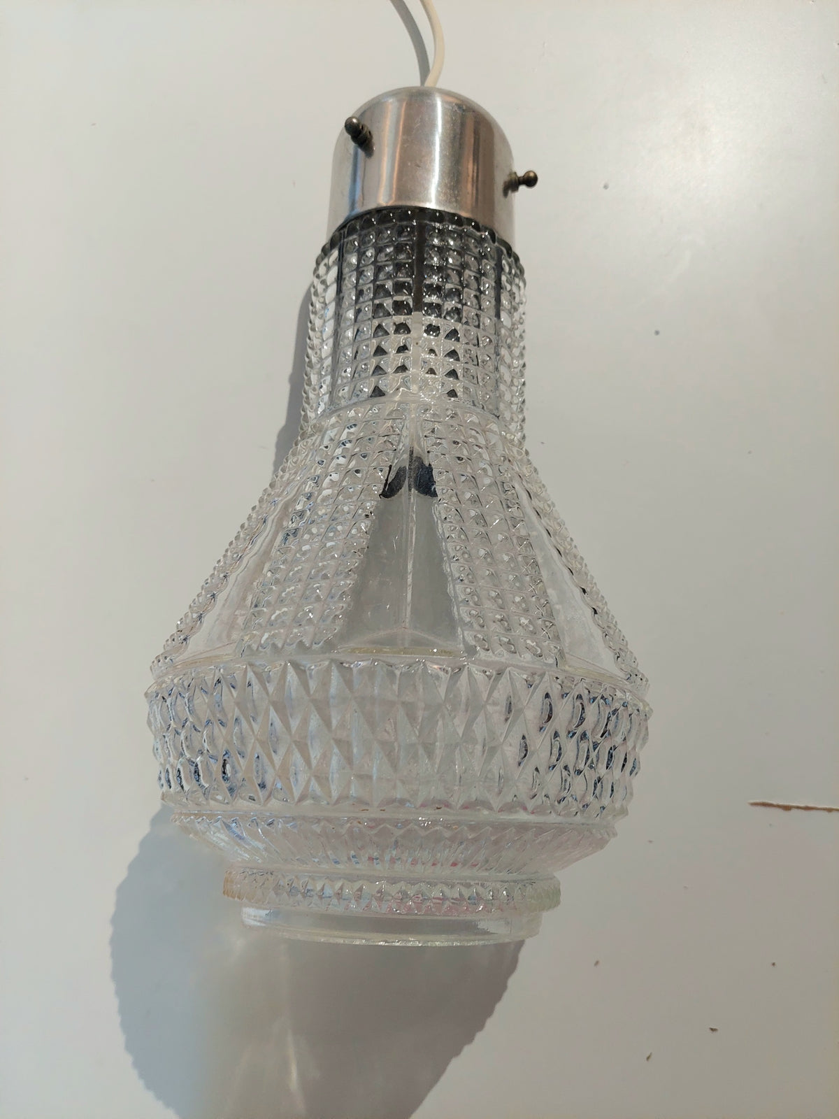 Mid Century Glass Pendant Lamp
