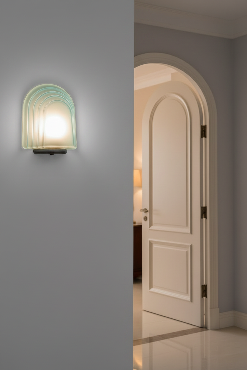 Mazzega Murano Italian Wall Lights 70's