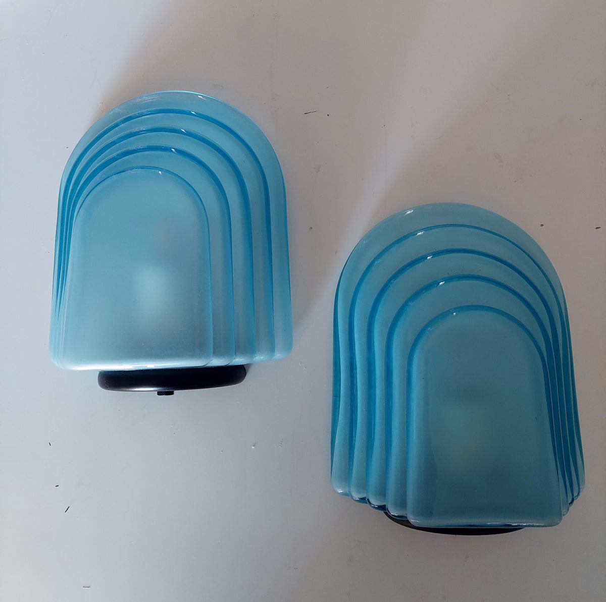 Mazzega Murano Italian Wall Lights 70's SOLD