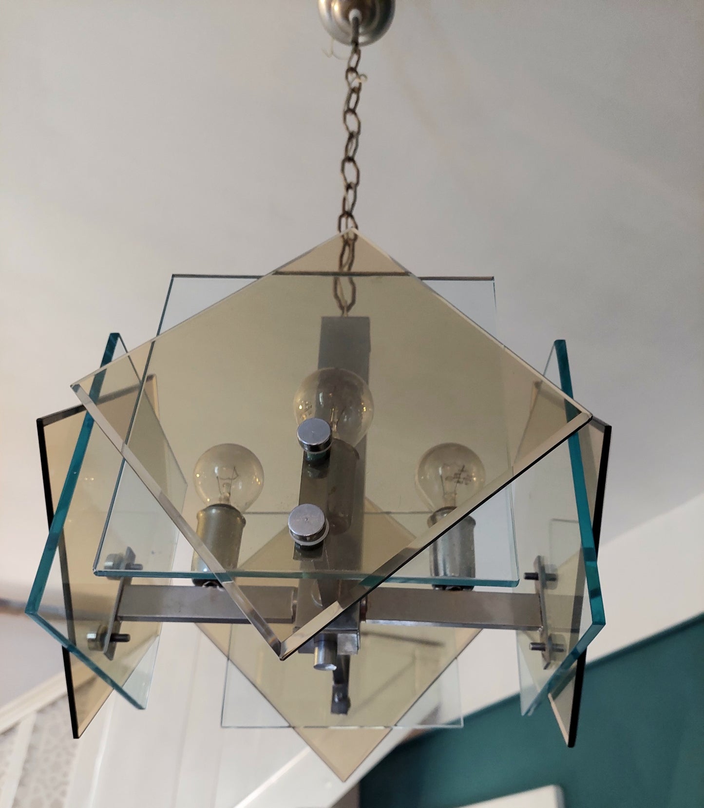 Mid Century Pendant Light by Fontana Arte