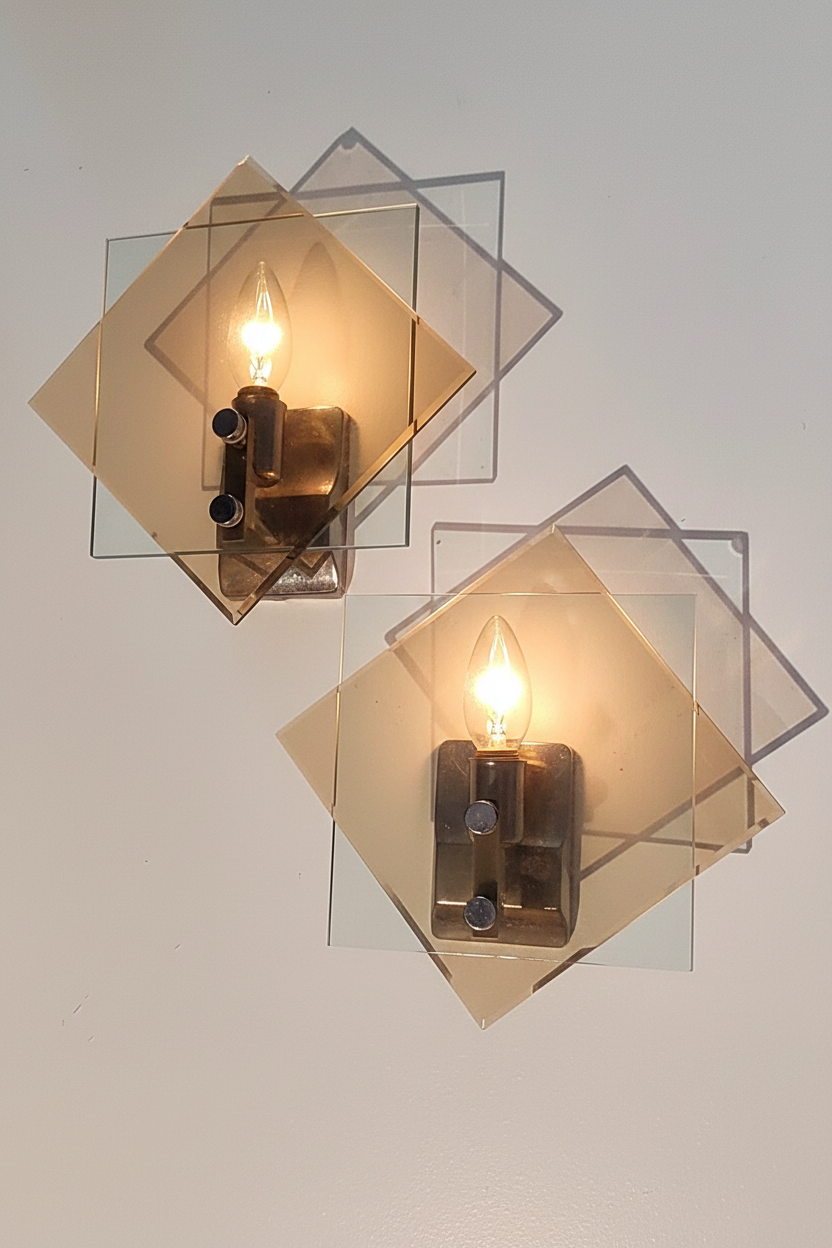 Fontana Arte Italian Wall Lights
