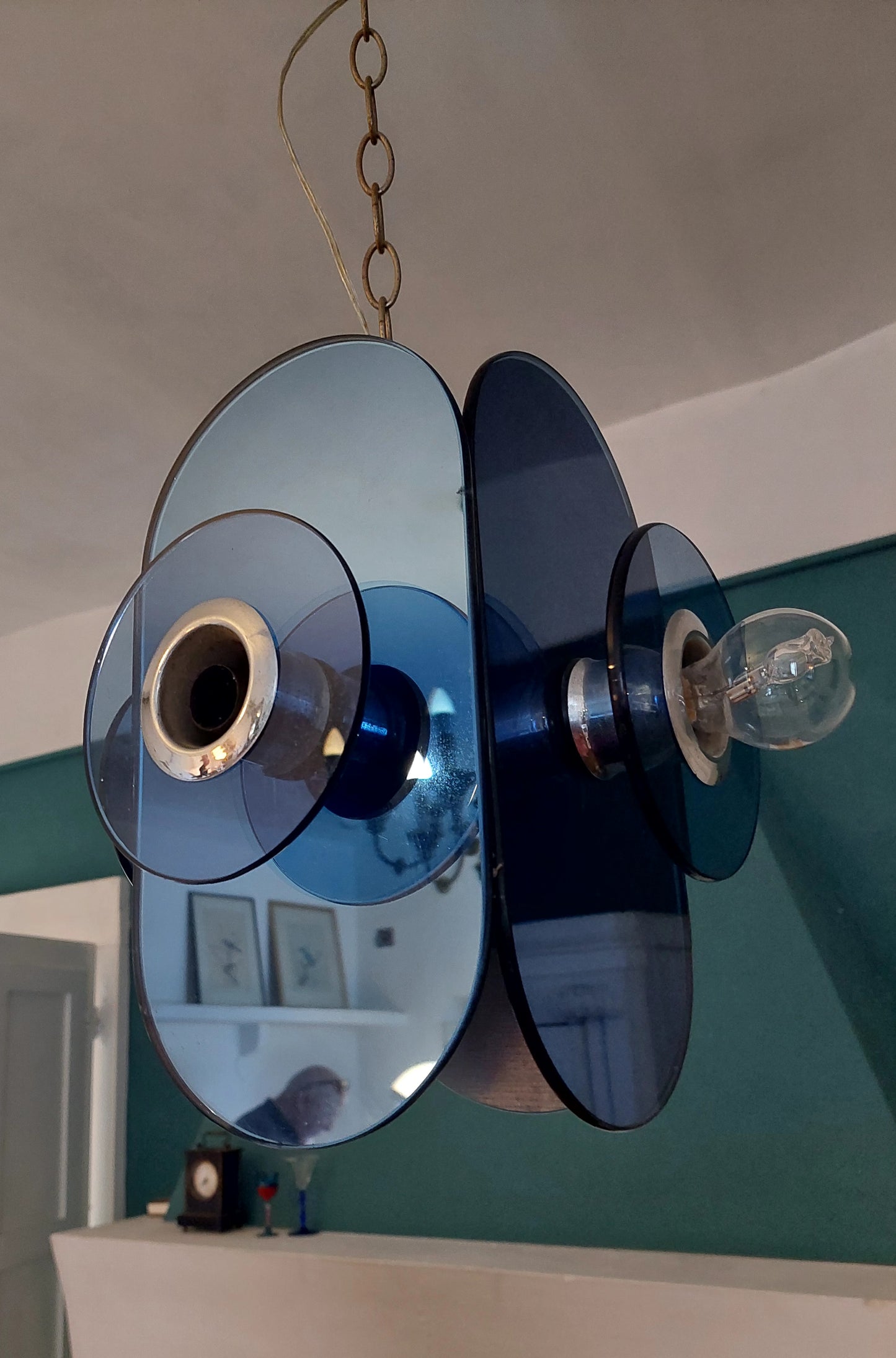 Arte Linea Blue Pendant Lamp
