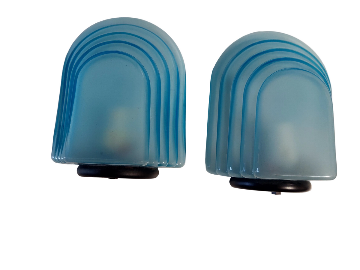 Mazzega Murano Italian Wall Lights 70's