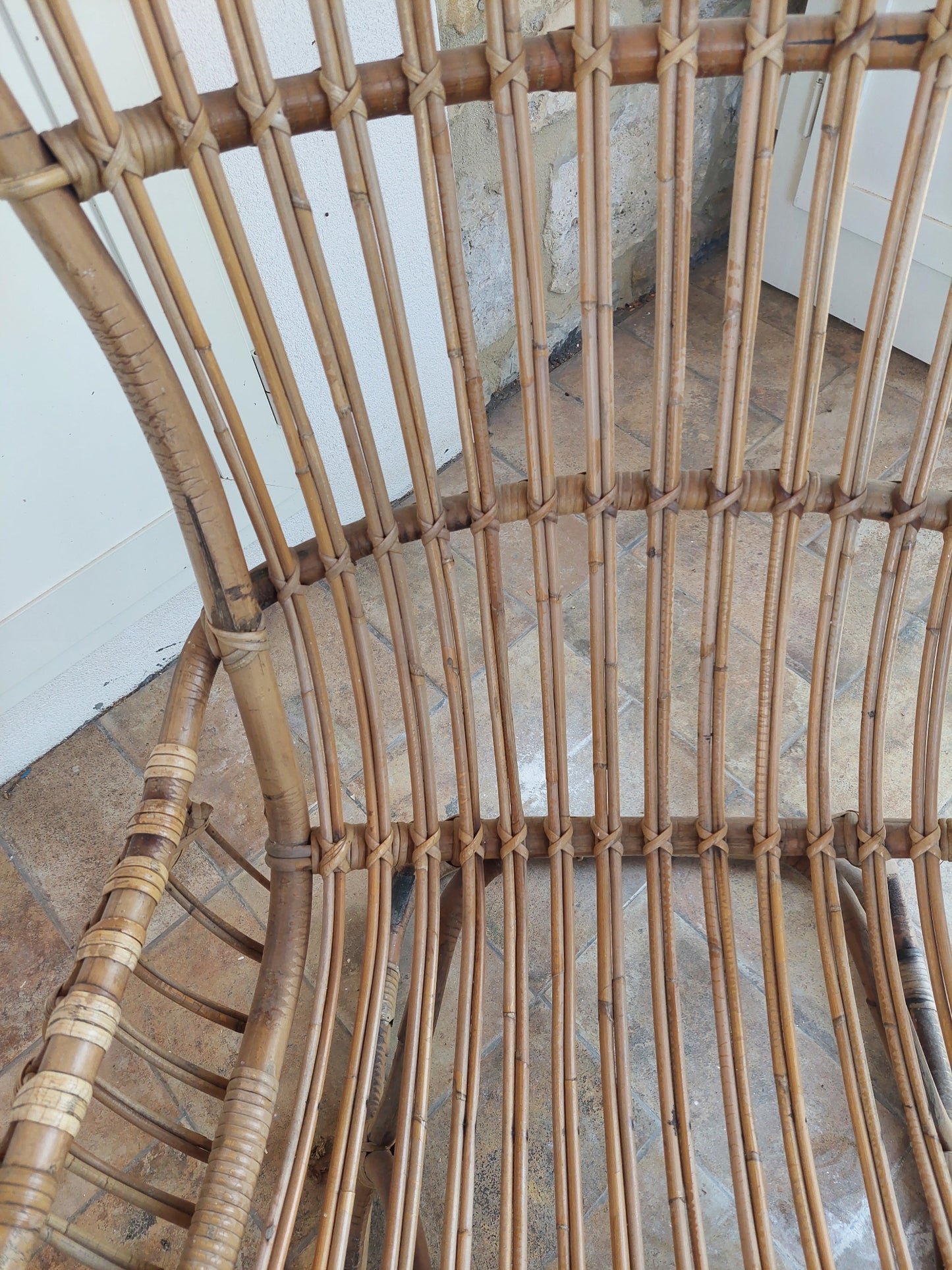 Italian Mid Century Garden Chair by  Tito Agnoli